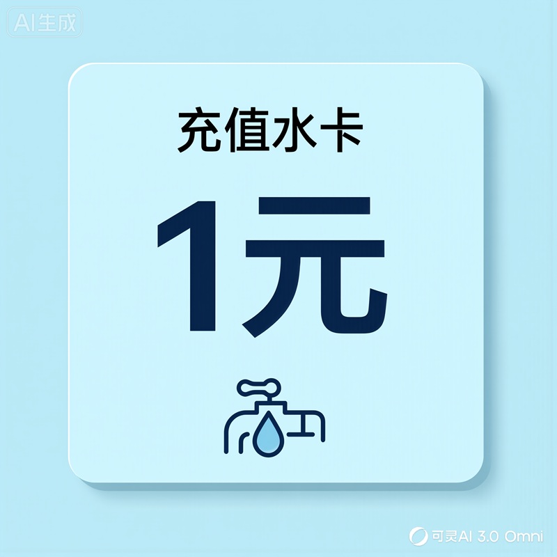 1元充值水卡